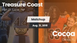 Matchup: Treasure Coast High vs. Cocoa  2018