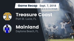 Recap: Treasure Coast  vs. Mainland  2018