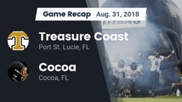 Recap: Treasure Coast  vs. Cocoa  2018