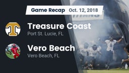 Recap: Treasure Coast  vs. Vero Beach  2018
