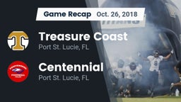 Recap: Treasure Coast  vs. Centennial  2018