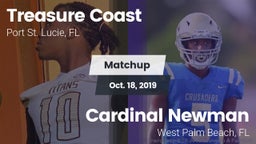 Matchup: Treasure Coast High vs. Cardinal Newman   2019