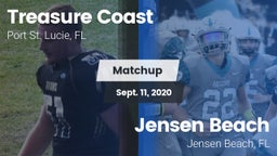 Matchup: Treasure Coast High vs. Jensen Beach  2020