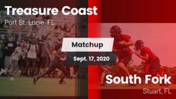 Matchup: Treasure Coast High vs. South Fork  2020