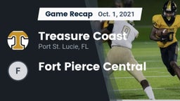 Recap: Treasure Coast  vs. Fort Pierce Central  2021