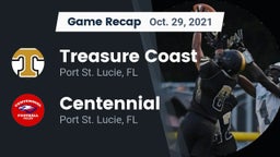 Recap: Treasure Coast  vs. Centennial  2021