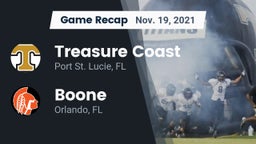 Recap: Treasure Coast  vs. Boone  2021