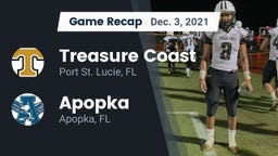 Recap: Treasure Coast  vs. Apopka  2021
