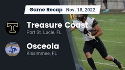 Recap: Treasure Coast  vs. Osceola  2022