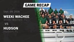 Recap: Weeki Wachee  vs. Hudson  2016