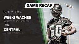 Recap: Weeki Wachee  vs. Central  2015