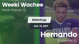 Matchup: Weeki Wachee High vs. Hernando  2017