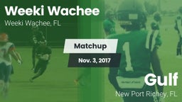 Matchup: Weeki Wachee High vs. Gulf  2017