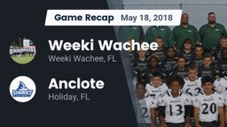 Recap: Weeki Wachee  vs. Anclote  2018