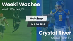 Matchup: Weeki Wachee High vs. Crystal River  2018