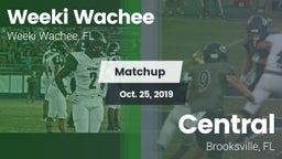 Matchup: Weeki Wachee High vs. Central  2019