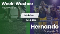 Matchup: Weeki Wachee High vs. Hernando  2020