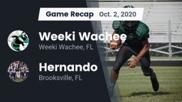 Recap: Weeki Wachee  vs. Hernando  2020