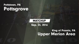 Matchup: Pottsgrove High vs. Upper Merion Area  2016