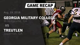 Recap: Georgia Military College  vs. Treutlen  2016