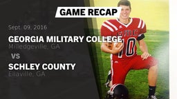 Recap: Georgia Military College  vs. Schley County  2016