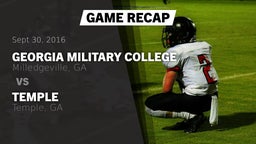 Recap: Georgia Military College  vs. Temple  2016
