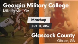 Matchup: Georgia Military vs. Glascock County  2016