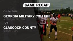 Recap: Georgia Military College  vs. Glascock County  2016