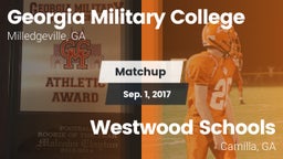 Matchup: Georgia Military vs. Westwood Schools 2017
