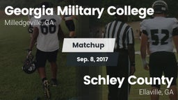 Matchup: Georgia Military vs. Schley County  2017