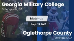Matchup: Georgia Military vs. Oglethorpe County  2017