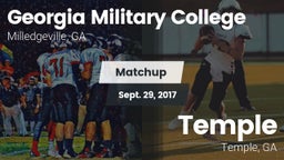 Matchup: Georgia Military vs. Temple  2017