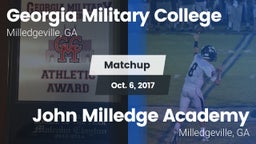 Matchup: Georgia Military vs. John Milledge Academy  2017