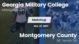 Matchup: Georgia Military vs. Montgomery County  2017
