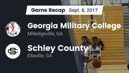 Recap: Georgia Military College  vs. Schley County  2017
