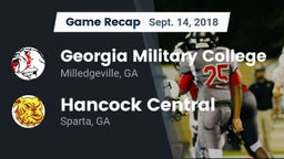 Recap: Georgia Military College  vs. Hancock Central  2018