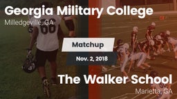 Matchup: Georgia Military vs. The Walker School 2018
