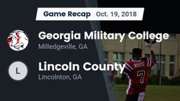 Recap: Georgia Military College  vs. Lincoln County  2018