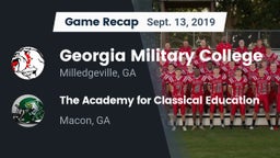 Recap: Georgia Military College  vs. The Academy for Classical Education 2019