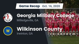 Recap: Georgia Military College  vs. Wilkinson County  2020