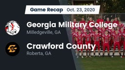 Recap: Georgia Military College  vs. Crawford County  2020