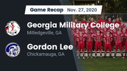Recap: Georgia Military College  vs. Gordon Lee  2020
