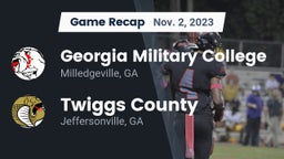 Recap: Georgia Military College  vs. Twiggs County  2023