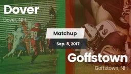Matchup: Dover  vs. Goffstown  2017