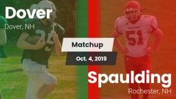 Matchup: Dover  vs. Spaulding  2019