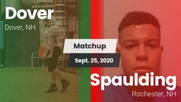 Matchup: Dover  vs. Spaulding  2020