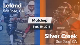 Matchup: Leland  vs. Silver Creek  2016