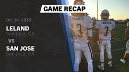 Recap: Leland  vs. San Jose  2016