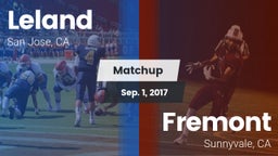 Matchup: Leland  vs. Fremont  2017