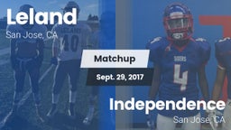 Matchup: Leland  vs. Independence  2017